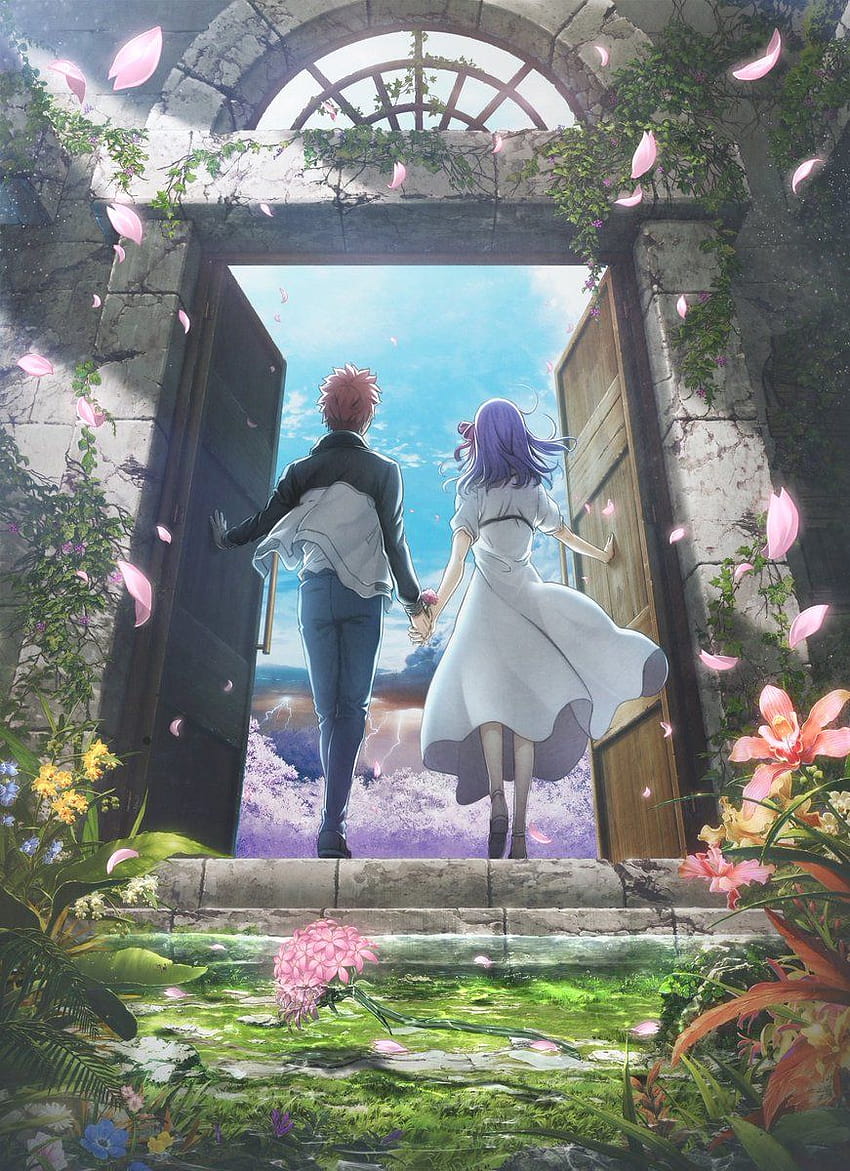 Gekijouban Fate/Stay Night: Heaven's Feel, noche fatestay cielos siento presagio flor fondo de pantalla del teléfono