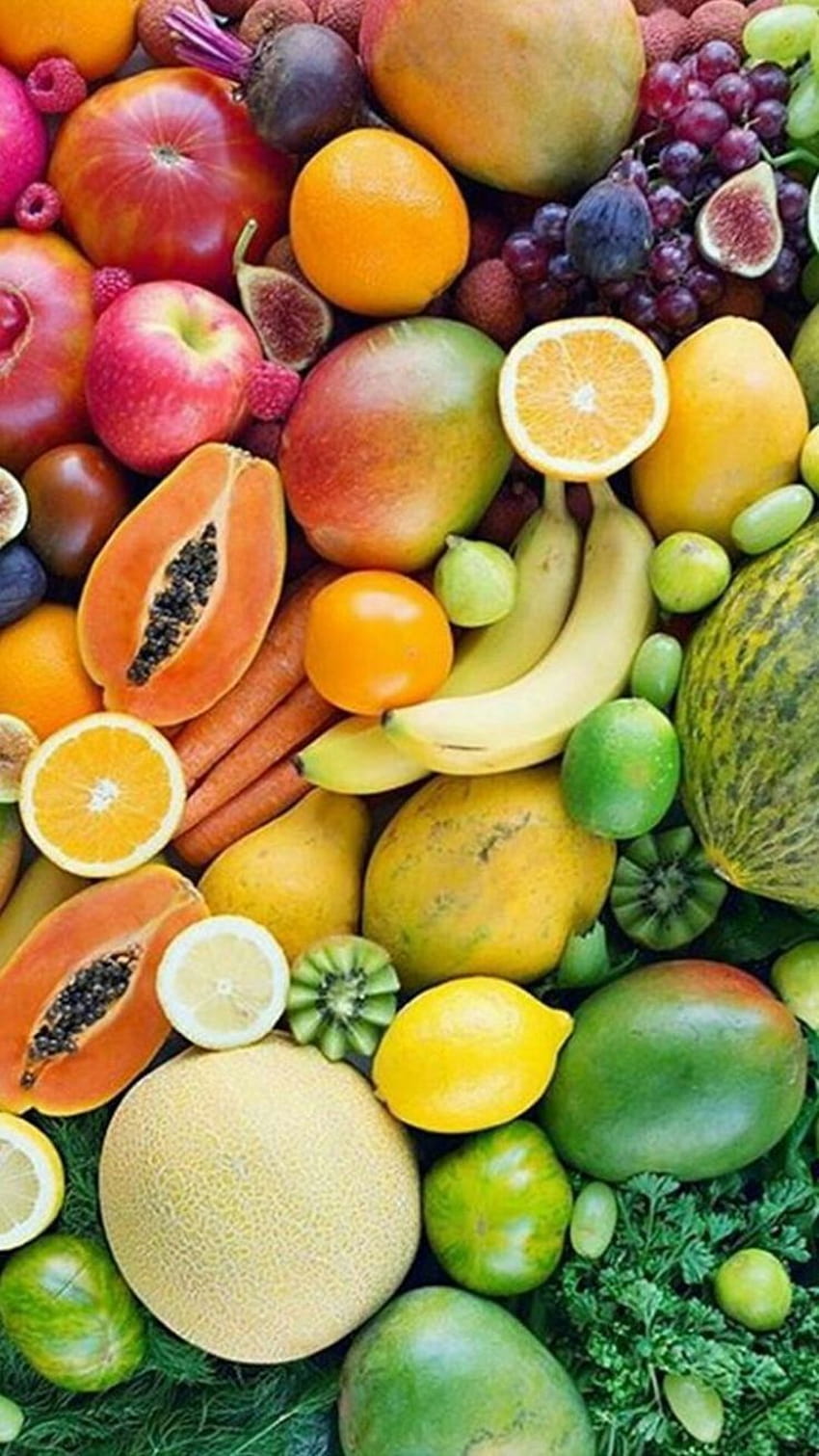 Owoce I Warzywa Telefon, mobilna ultra mieszanka owoców Tapeta na telefon HD