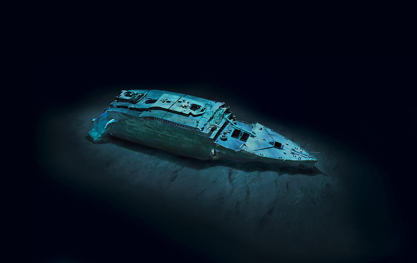 Titanic, statek, wrak, ruina, rozkład, filmy, ocean, tła podwodne / i mobilne, Titanic wrak Tapeta HD