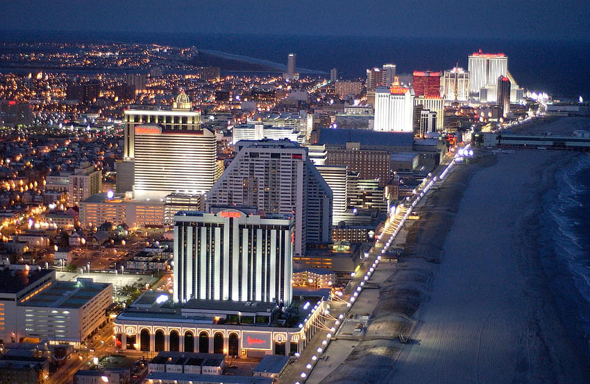 Atlantic City At Night , Backgrounds HD wallpaper