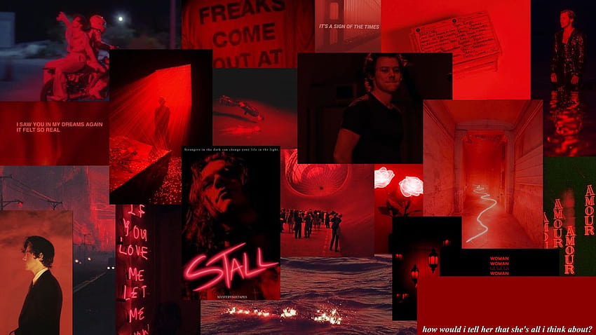 Red Harry Styles, dark red aesthetic laptop HD wallpaper | Pxfuel
