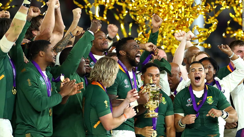 Springboks take Rugby World Cup trophy on tour, springboks trophy HD wallpaper