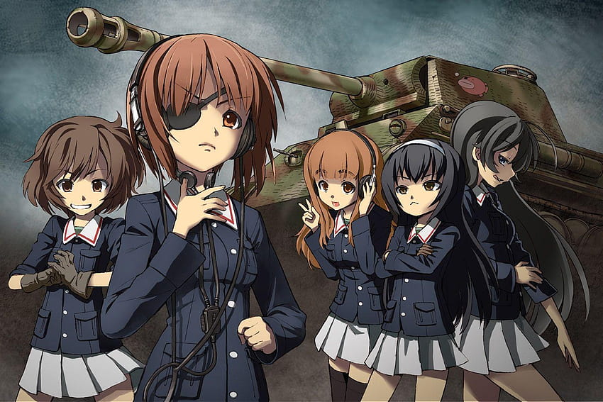 Girls und Panzer and Backgrounds HD wallpaper