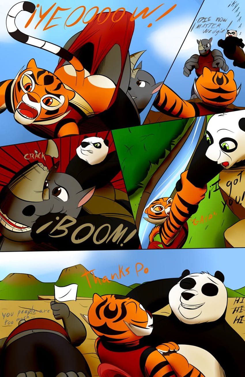 Tigress Po Comics Wedgie Kung Fu Panda Png 1024x1575px Tigress Art Cartoon Character