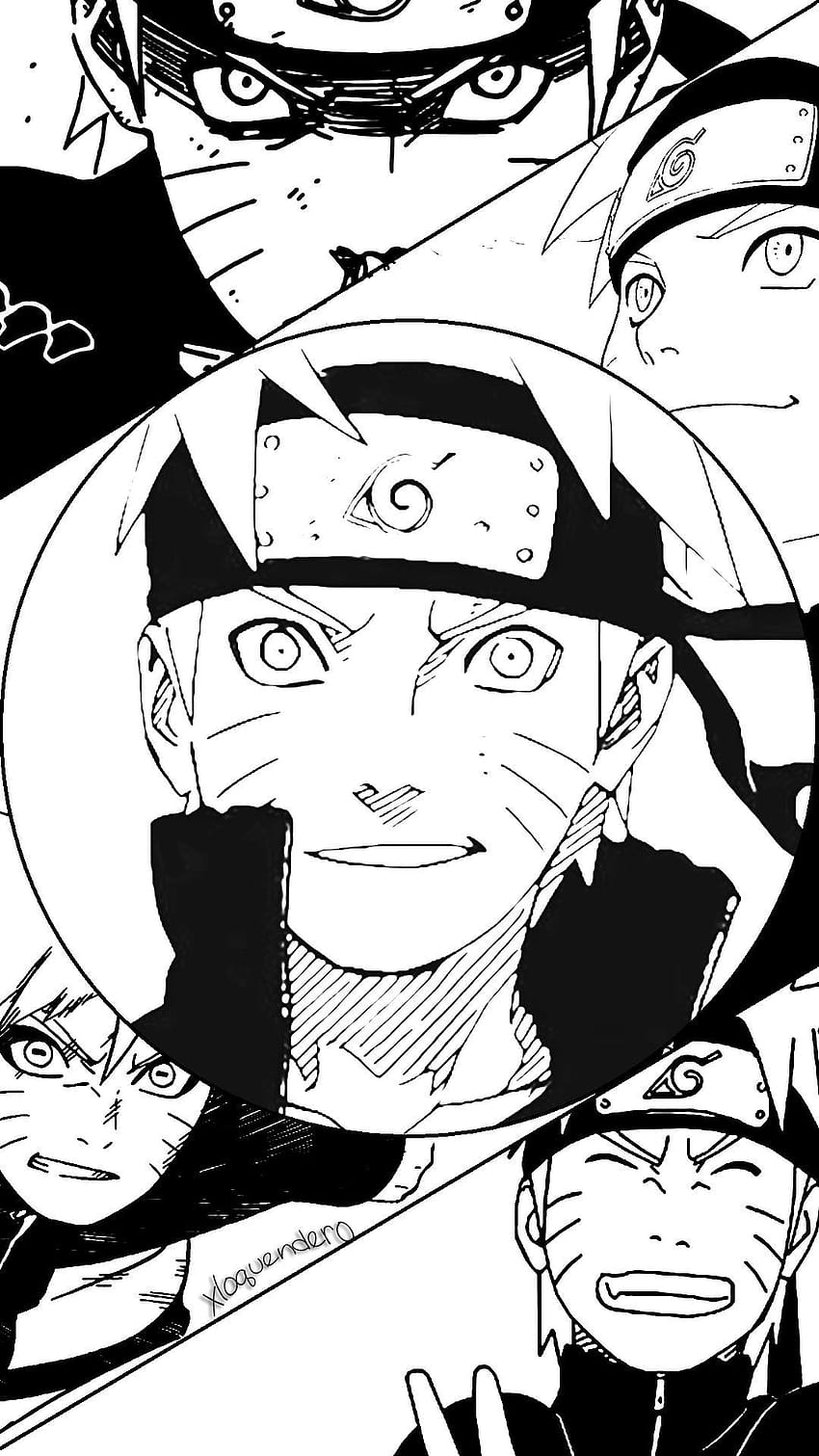 Desenho de Naruto em preto e branco, desenhos de naruto Papel de parede de  celular HD