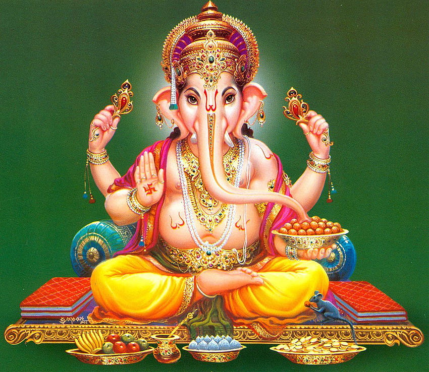 1.418 {Schön} Lord Ganesha , Ganesh Ji, bhagwan ganesh HD-Hintergrundbild