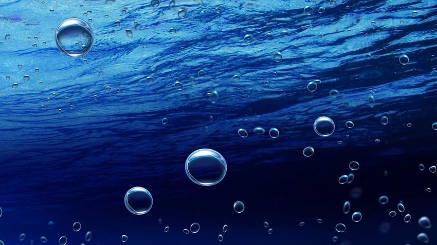 under the sea graphy, ocean water droplets HD wallpaper