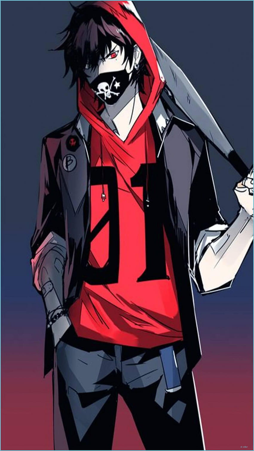 Kawaii Anime Boy For Android, neon anime boy HD phone wallpaper