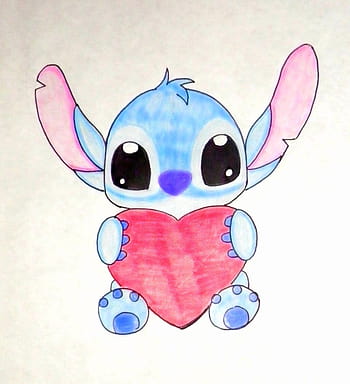 cute drawings of baby stitch