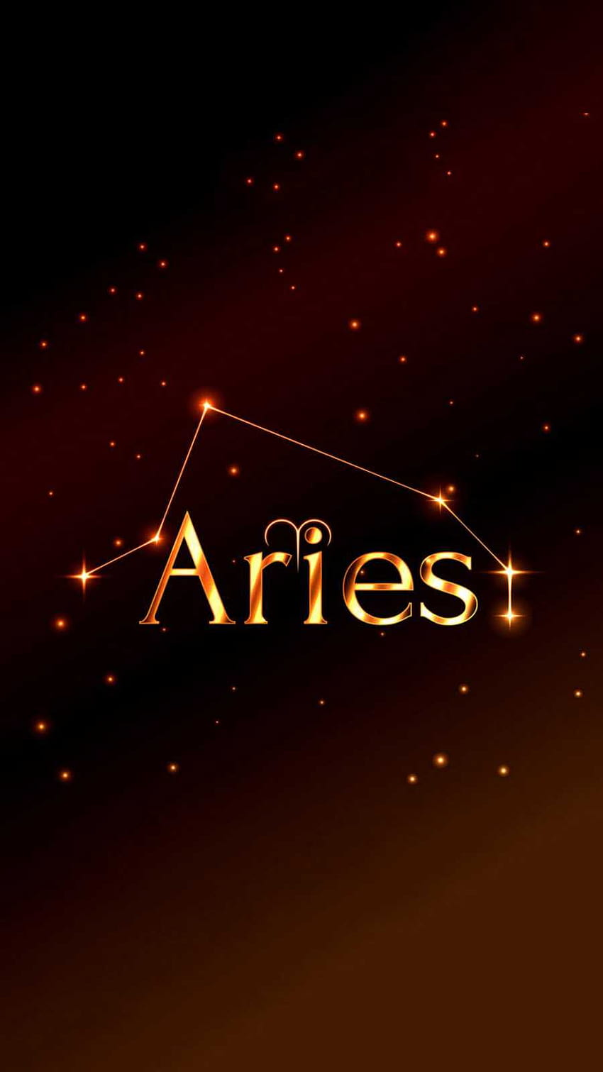 Buy Aries Zodiac Mobile Wallpaper Online in India  Etsy
