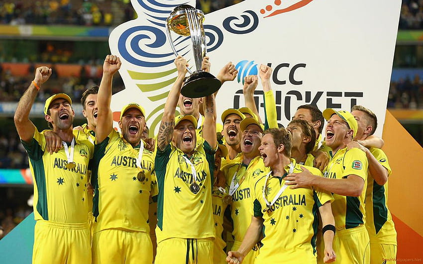 Piala Dunia Kriket Australia Menang ..., kriket australia Wallpaper HD