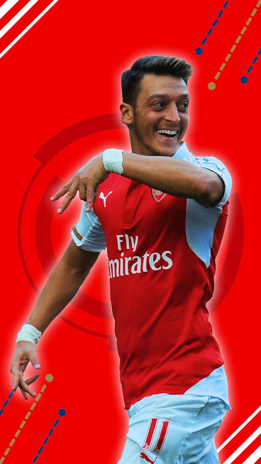 Ich habe ein Mesut-Özil-Telefon gemacht, von dem ich dachte, dass ihr es tun würdet, Özil-Arsenal HD-Handy-Hintergrundbild