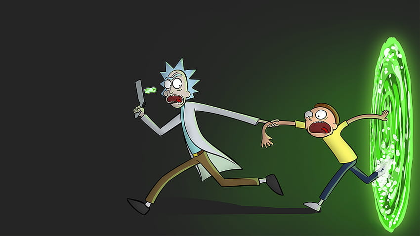 Rick and Morty Portal , Fernsehserie HD-Hintergrundbild