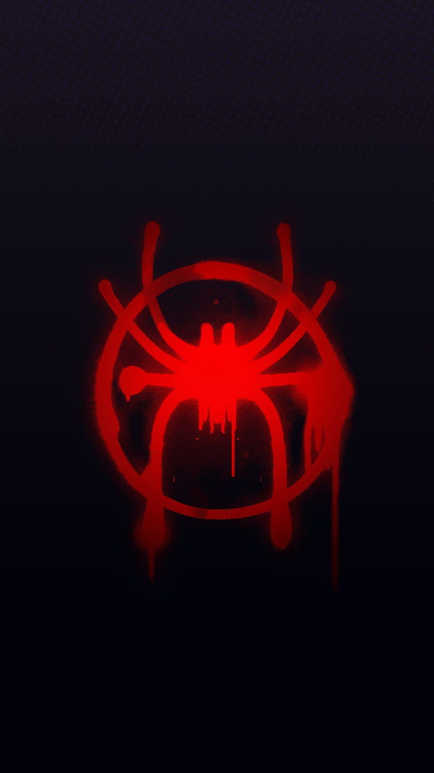 1 Miles Morales, cudowne logo Spider Man Miles Morales Tapeta na telefon HD