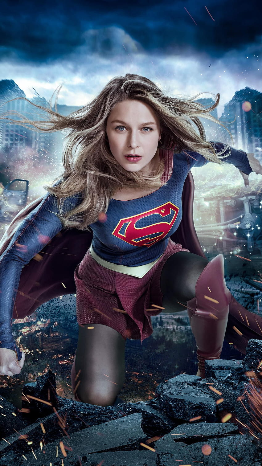 Supergirl Phone, supergirl season 6 HD phone wallpaper