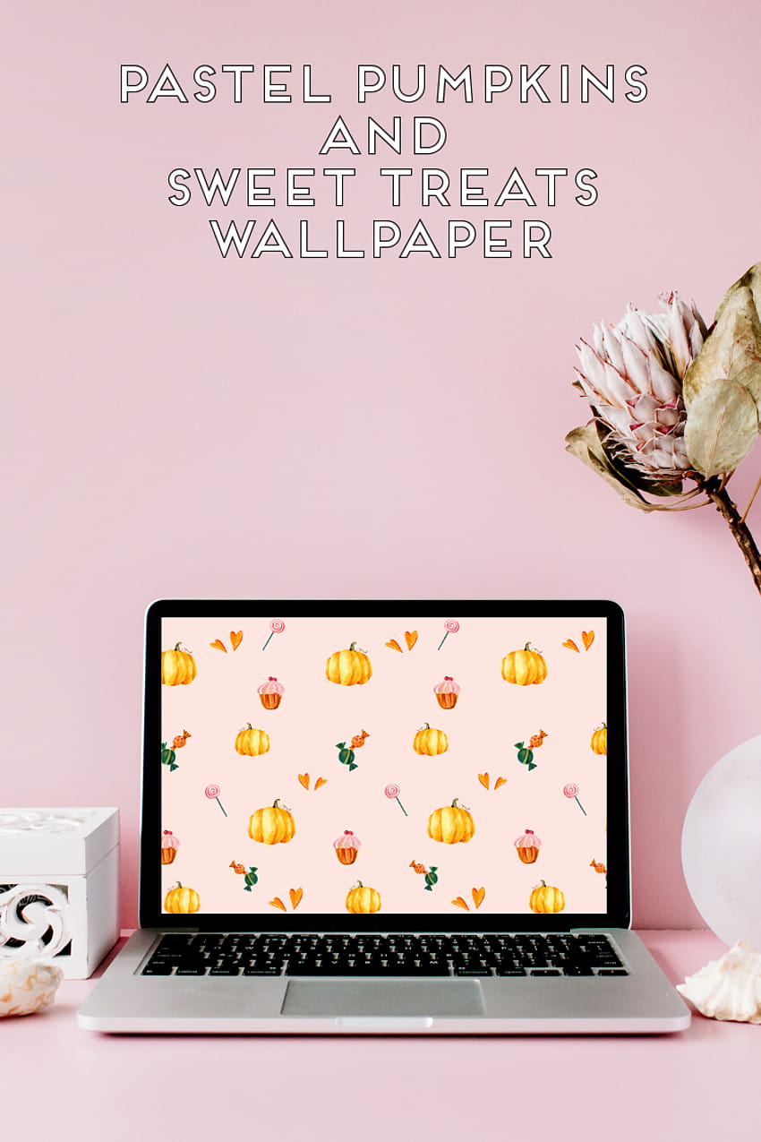 PASTEL PUMPKINS AND SWEET TREATS HD phone wallpaper