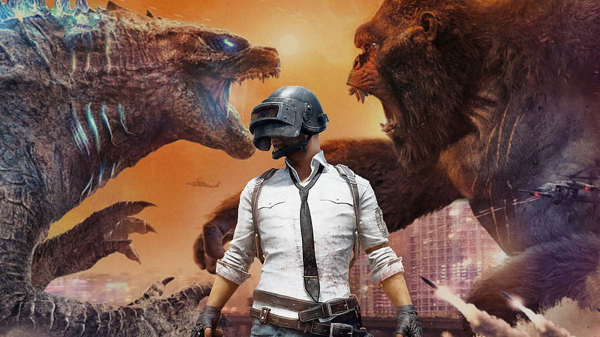 Godzilla Dan King Kong Akan Datang Ke PUBG Mobile, pubg x godzilla Wallpaper HD