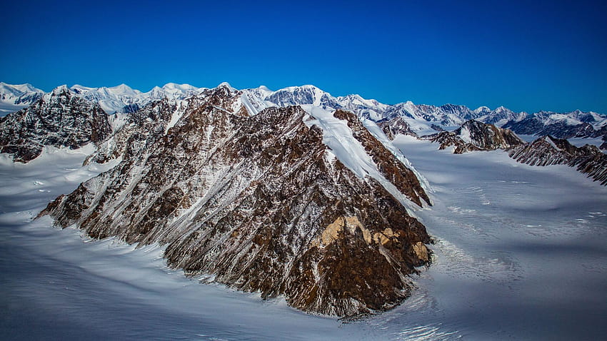 sunny day, mountains, glacier, high altitude, , background, e04ce2 HD wallpaper