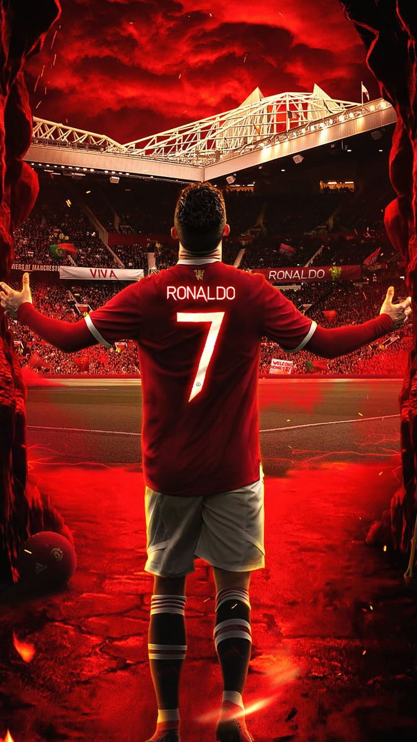 Cristiano Ronaldo Manchester United Mobile, cristiano ronaldo mu HD phone wallpaper