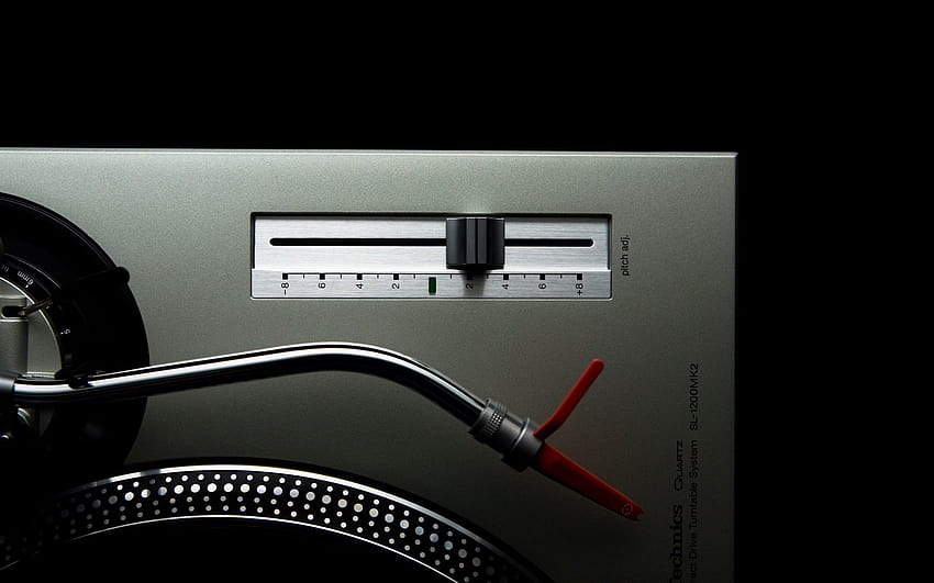 Muzyka studio artystyczne winyl techno gramofony technics DJ, dj system Tapeta HD