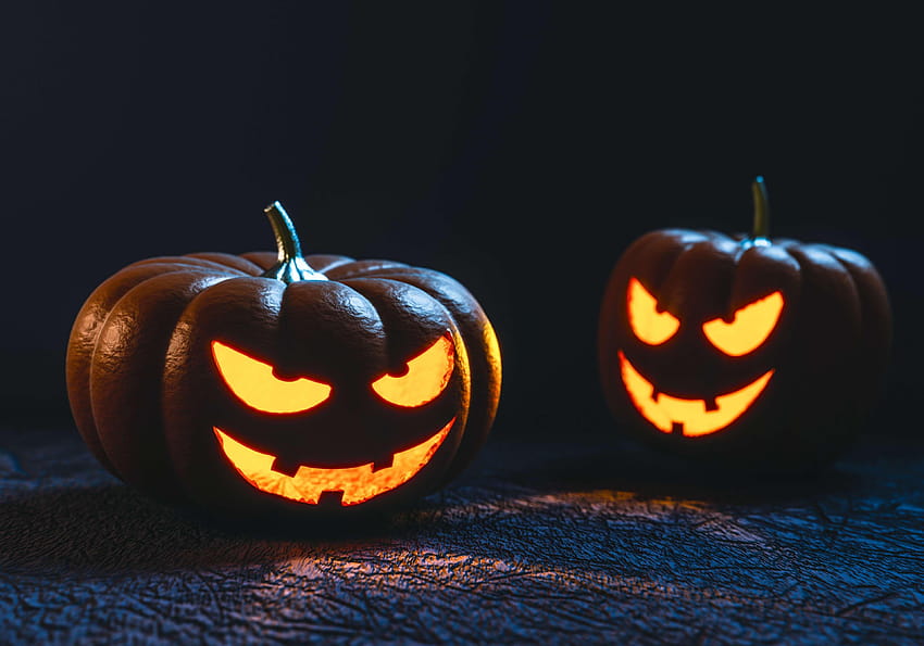 3014711 autumn, creepy, dark, eerie, face, fall, halloween, halloween pumpkin face HD wallpaper