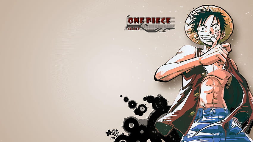 Luffy One Piece, desenho animado legal papel de parede HD