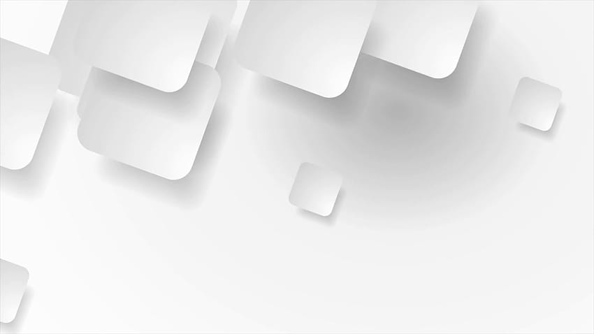 Weiße und graue Papier-geometrische Quadrat-Bewegungs-Hintergründe, weißer Hintergrund HD-Hintergrundbild
