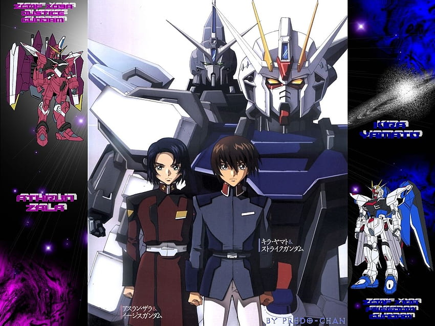 Мобилен костюм Gundam SEED: dom & Justice HD тапет