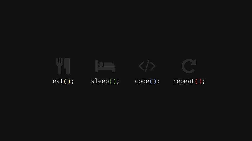 Programmer Programming Code Routine Minimalist HD wallpaper