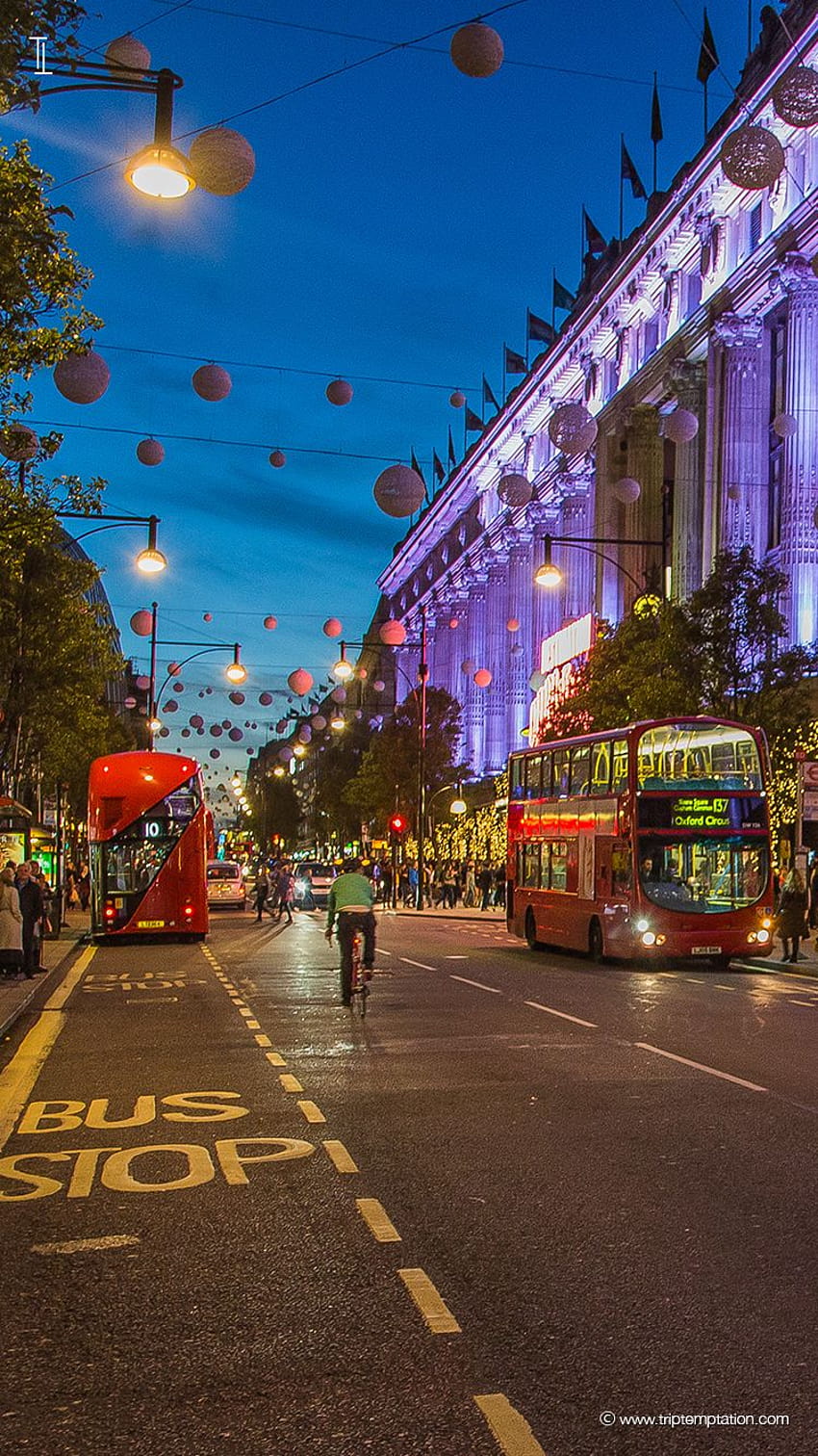 Espírito natalino em Londres iPhone 6triptemptation, london street Papel de parede de celular HD
