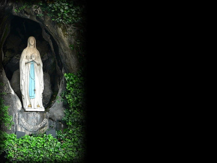 Дева Мария от Лурд, Францияholymass .blogspot HD тапет