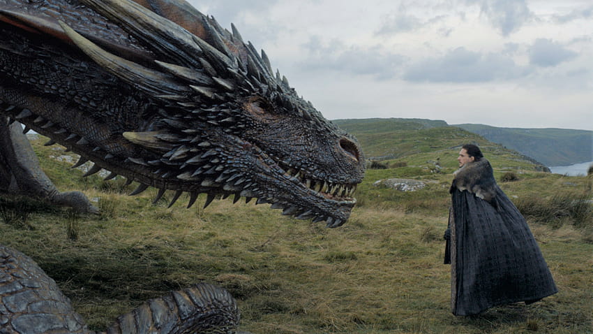 Kit Harington Jon Snow Dragón Drogon Juego de Tronos, juego de tronos drogon fondo de pantalla