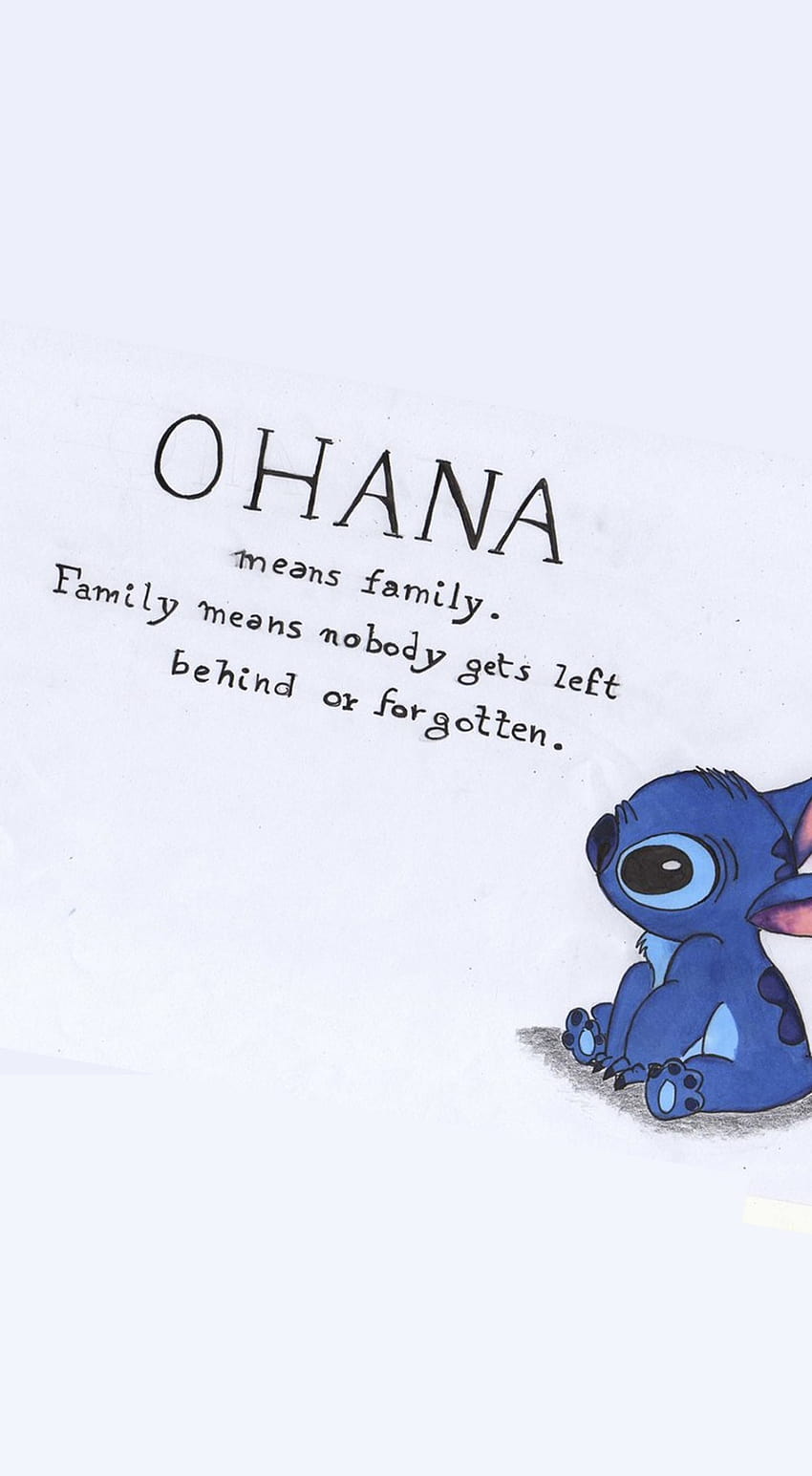 Ohana mean family happy quotes HD phone wallpaper  Peakpx