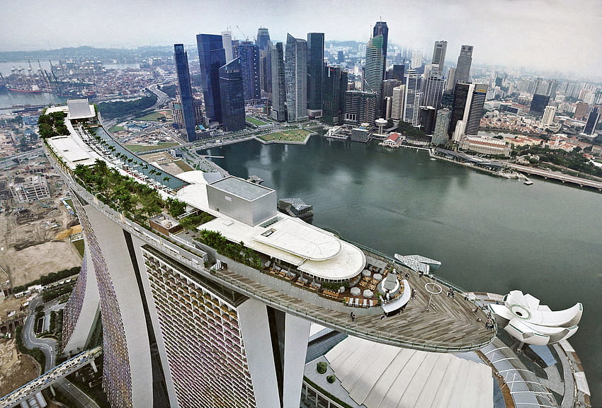 Marina Bay Sands Singapore HD wallpaper