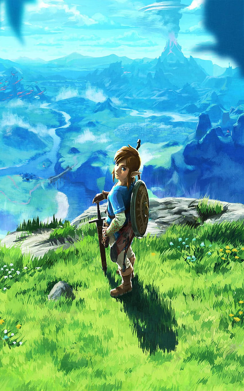 The Legend Of Zelda Breath Of The Wild, Zelda Mobile Tapeta Na Telefon 