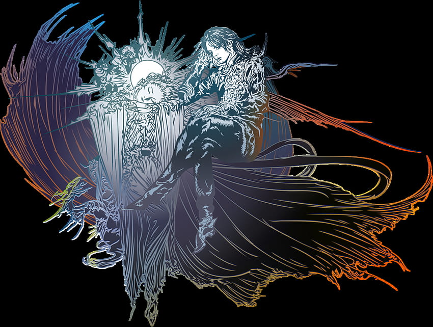Final Fantasy XV logosu, final fantasy logosu HD duvar kağıdı