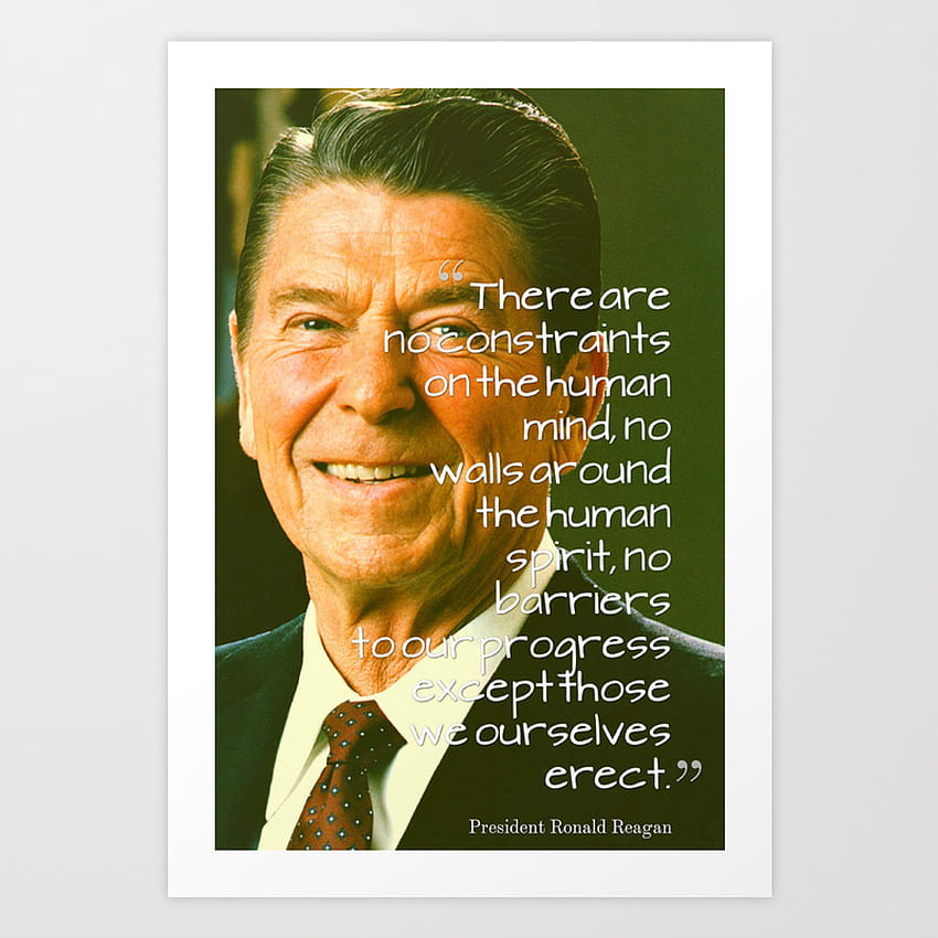 Inspirujące cytaty, cytaty Ronalda Reagana Tapeta na telefon HD