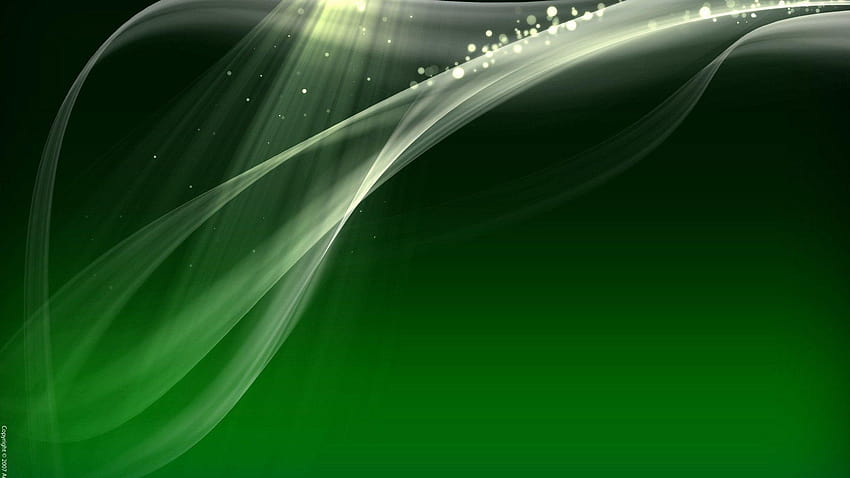Зелен абстракт, студен бял и зелен фон HD тапет