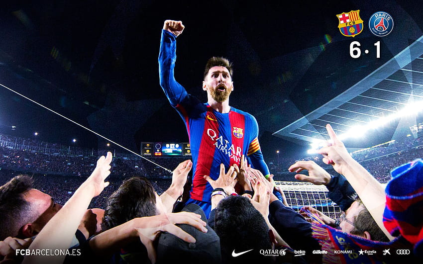 Perayaan Messi Vs Psg Wallpaper HD