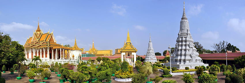 Königspalast, Phnom Penh, von Menschenhand geschaffen, Hauptquartier Königspalast HD-Hintergrundbild
