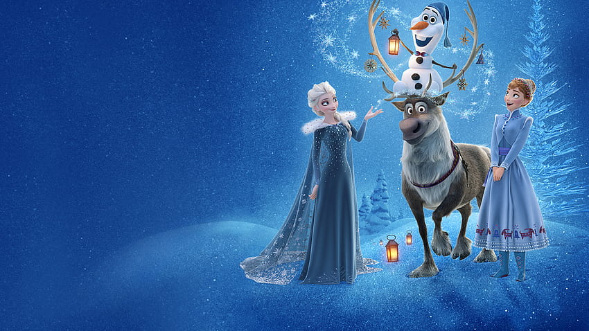 Watch Olaf's Frozen Adventure, frozen christmas disney HD wallpaper