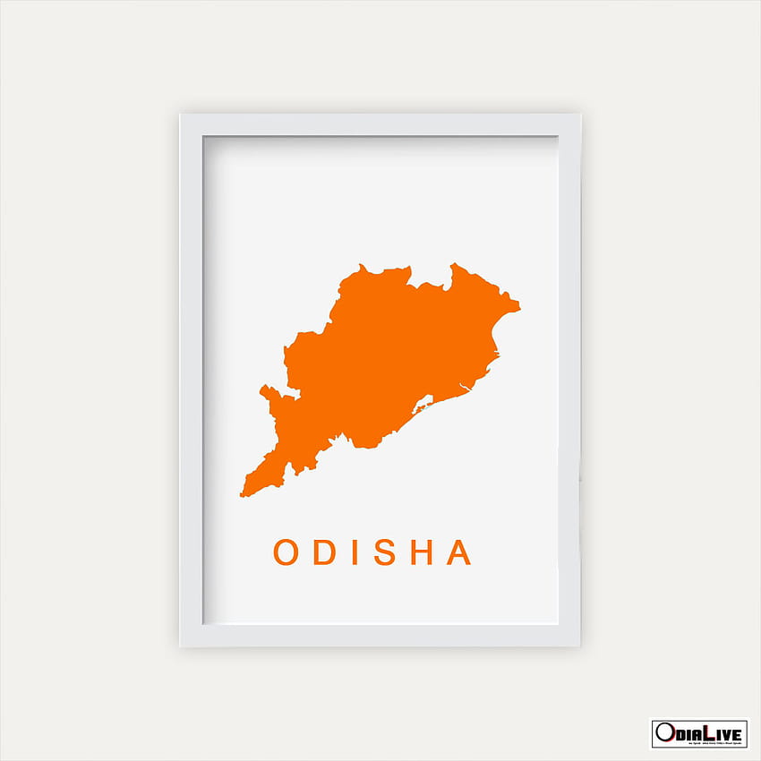 Odisha-Karten HD-Handy-Hintergrundbild
