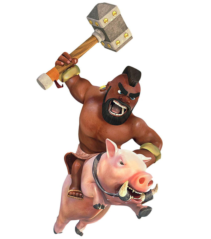 Clash of Clans, hog rider HD phone wallpaper