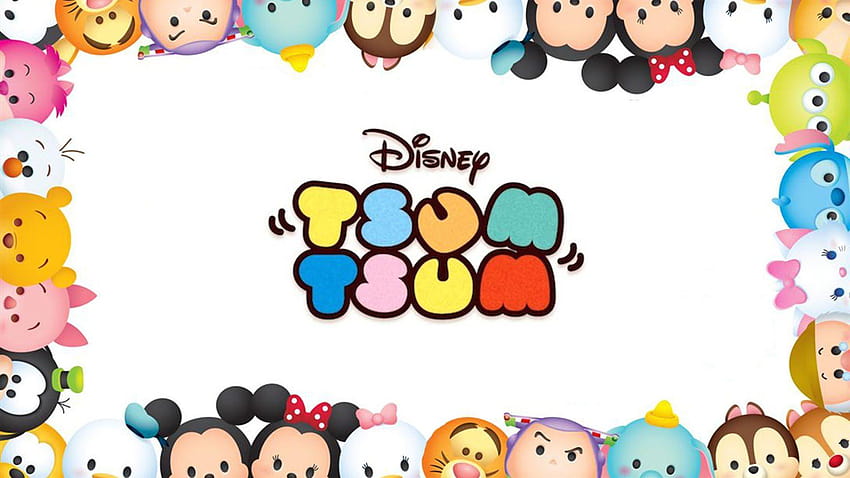 Disney Tsum Tsum Winnie the Pooh Goofy and Figaro from Disney Tsum HD wallpaper
