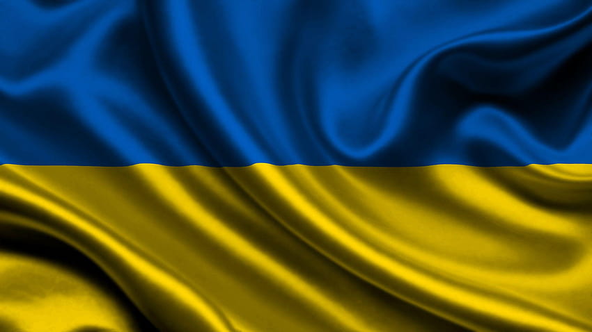 Flaga Ukrainy w paski 2048x1152, flaga Tapeta HD