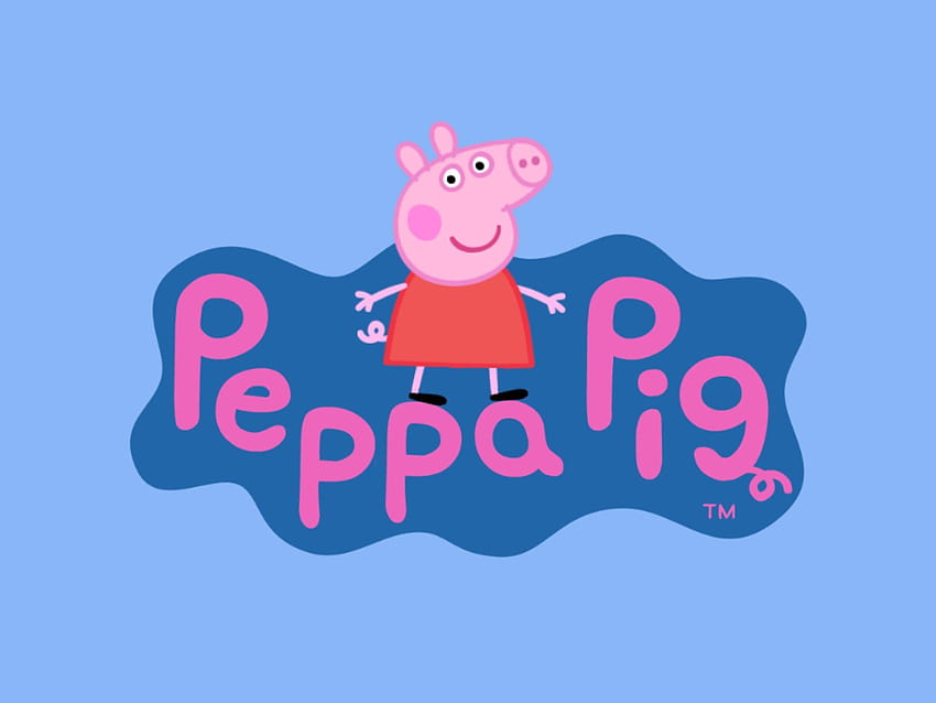 5 Świnka Peppa, świnka peppa kontra dziewczynka Tapeta HD