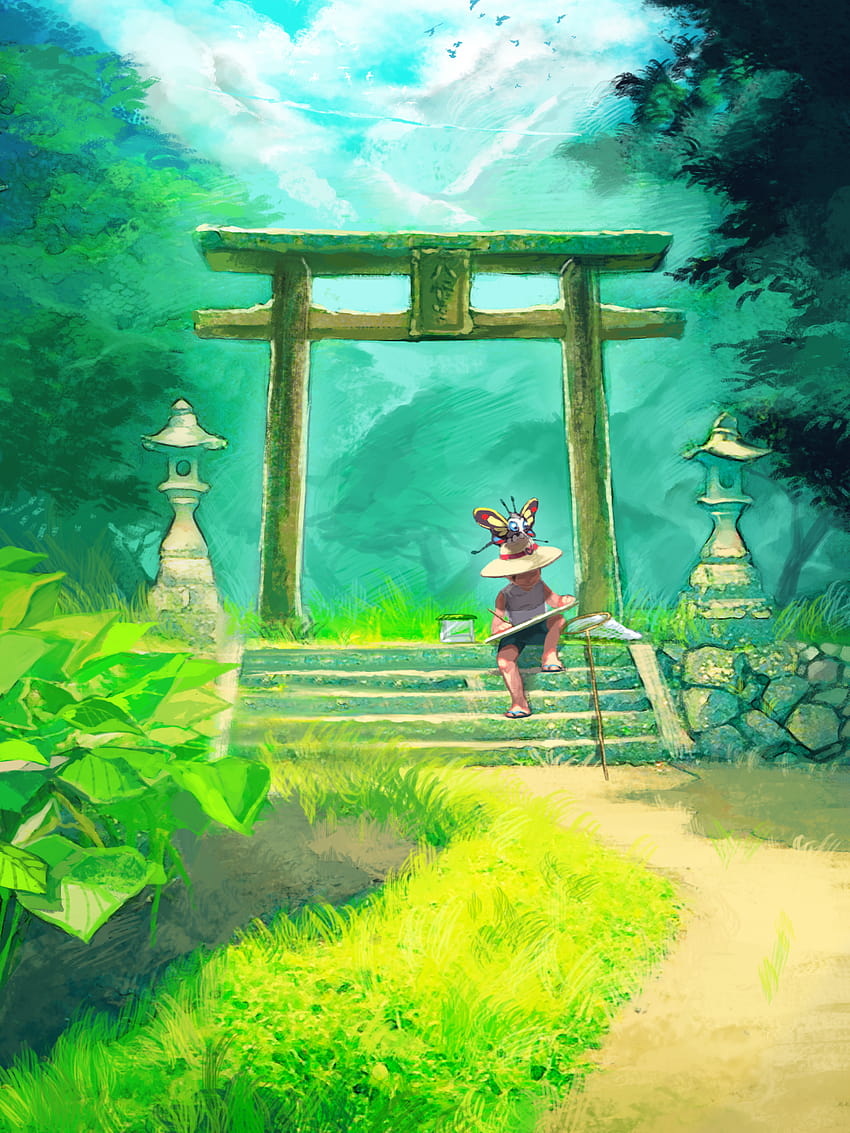 Pokemon Landscape posted by John Mercado HD phone wallpaper