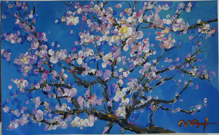 Almond Blossom, van gogh blossom HD wallpaper