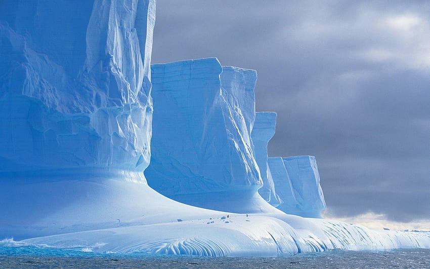自然, 氷, 風景, 氷山, 南極大陸 高画質の壁紙