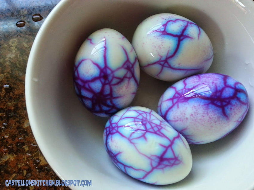 Castellon's Kitchen: Spider Web Eggs, hard boiled eggs HD wallpaper